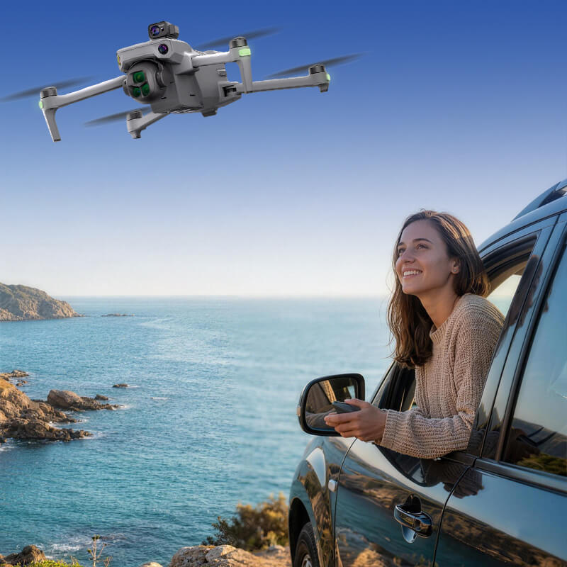 outdoor travel drone
