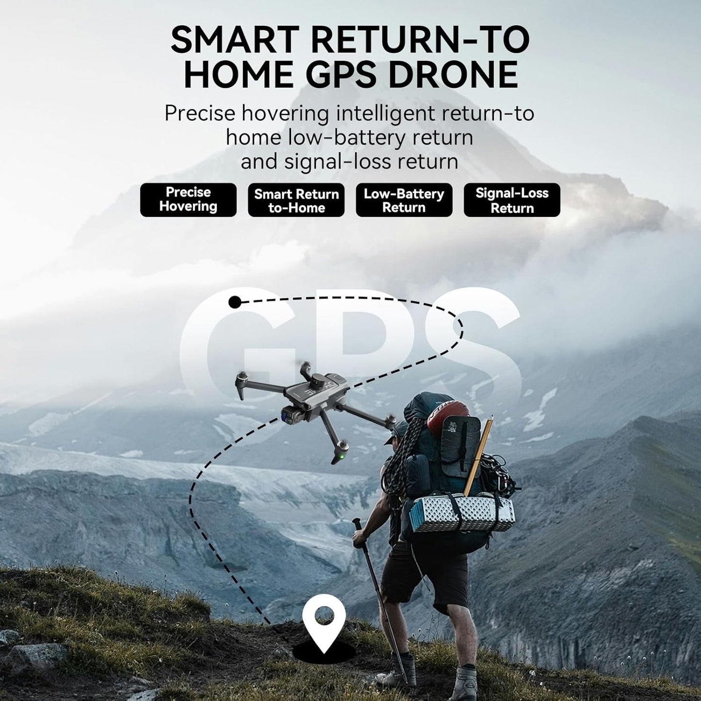 smart follow drone tracking mode