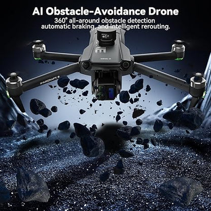 4K Dual-Camera Drone with 3-Axis Gimbal & Screen Controller – WING 6S
