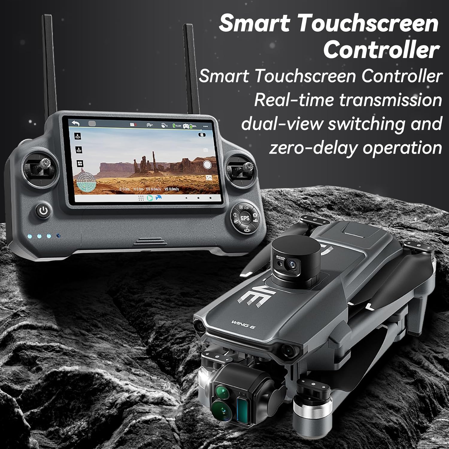 touch screen drone controller