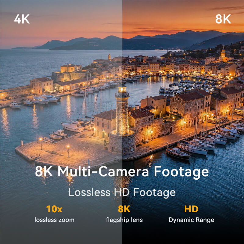 8k hd footage drone