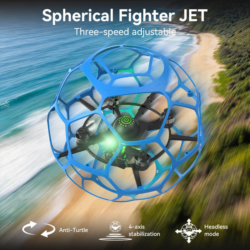 One key roll drone soccer ball