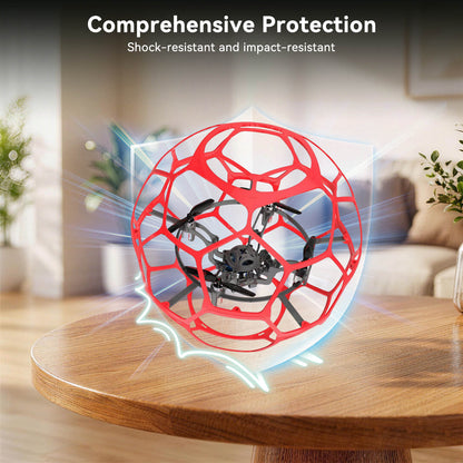 Crash resistant soccer drone cage