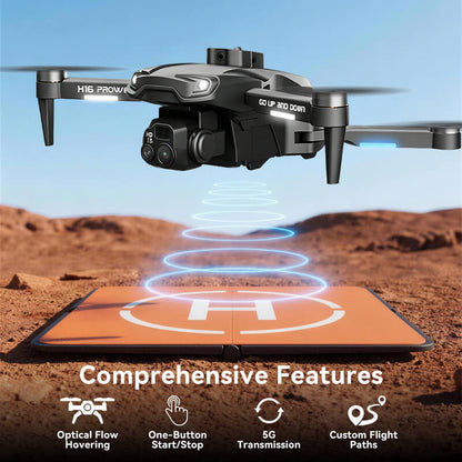 drone hovering in air
