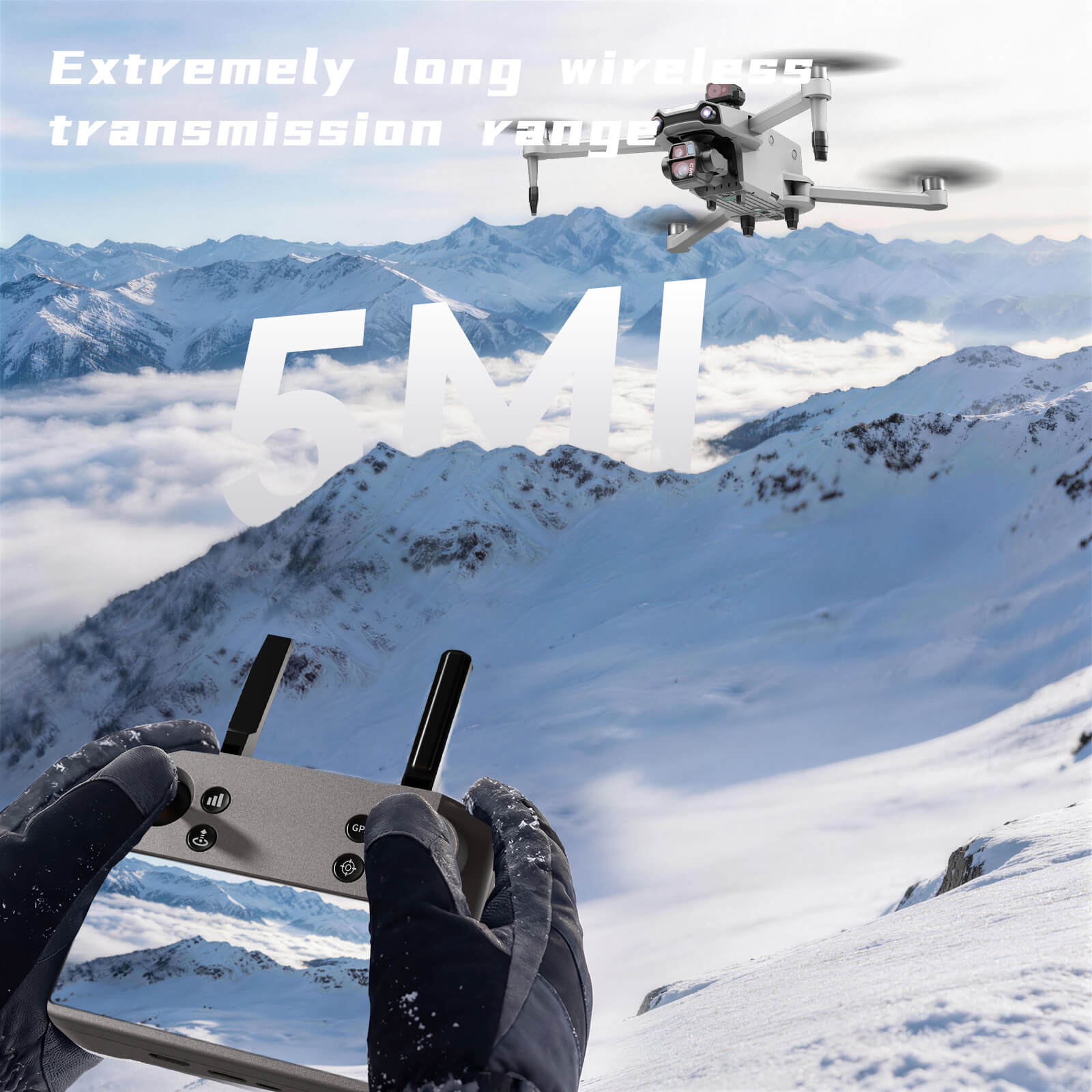 long transmission range drone