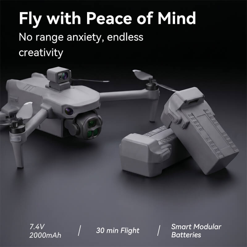 long flight time drone battery 35 minutes flying