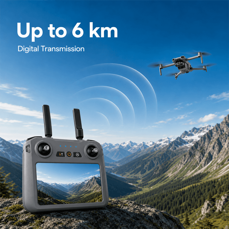 6KM digital transmission mini drone